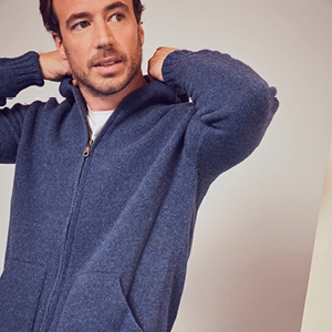 Veste laine recyclée Paul